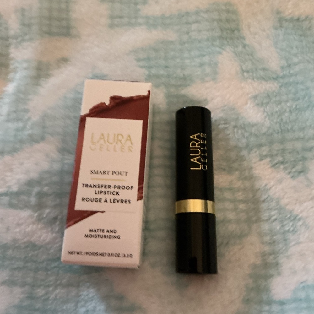 Laura Geller Smart Pout transfer Proof Lipstick Witty NIB